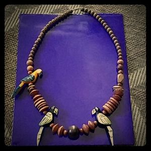 Gorgeous wooden necklace